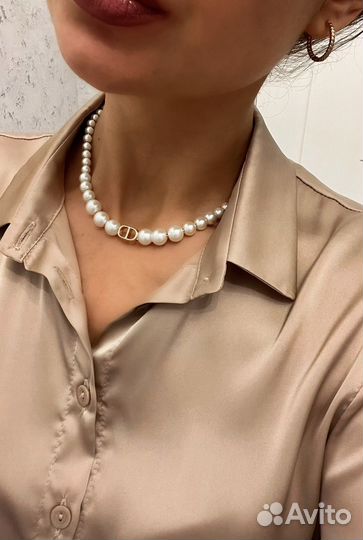 Колье чокер dior