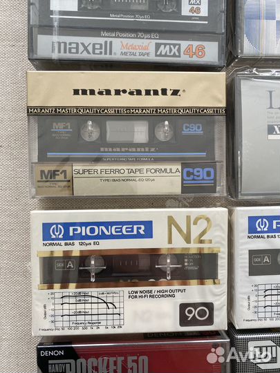 Аудиокассеты Luxman, Marantz редкие, новые