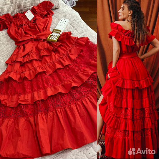 Zimmermann алое платье с двумя ремнями