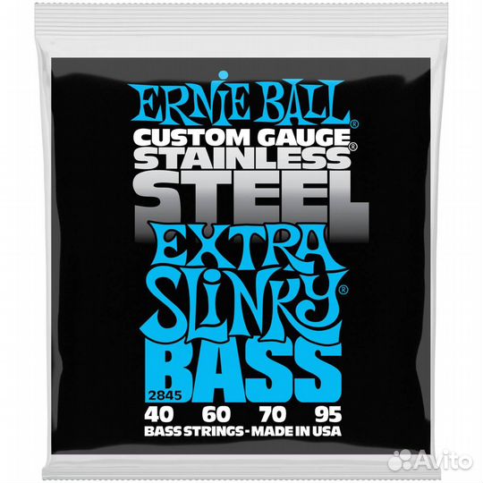 Струны для бас-гитары Ernie Ball 2845 Extra Slinky