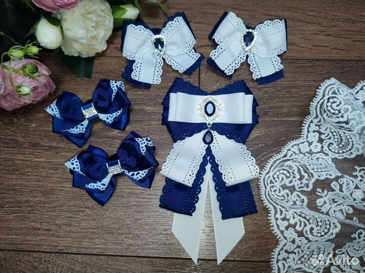 Жабо мужское женское объемное