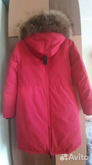 Парка женская с натуральным мехом