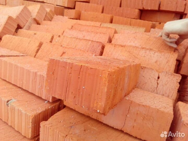 Кирпич красный полнотелый с доставкой манипуляторо