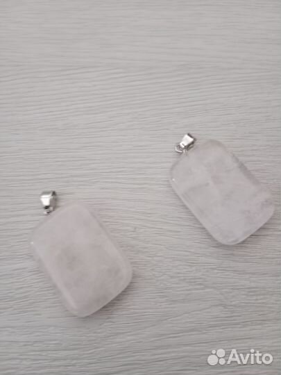 Розовый кварц галтовка сердца и кулоны