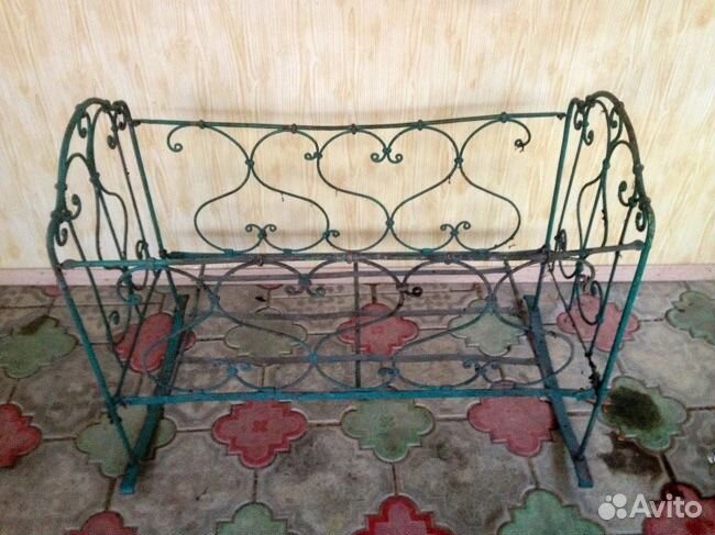 Антикварная колыбель кроватка качалка 19 век