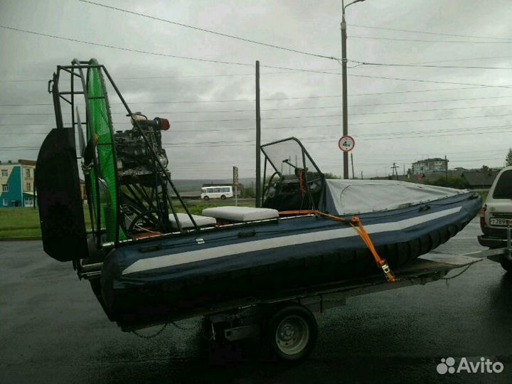 Аэролодка Нерпа с двигателем suzuki g16а