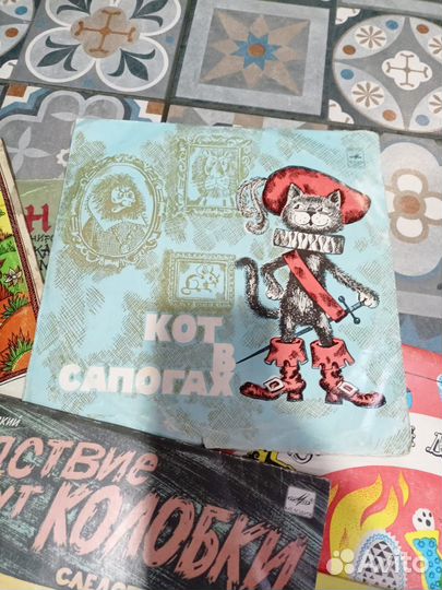 Пластинки СССР сказки