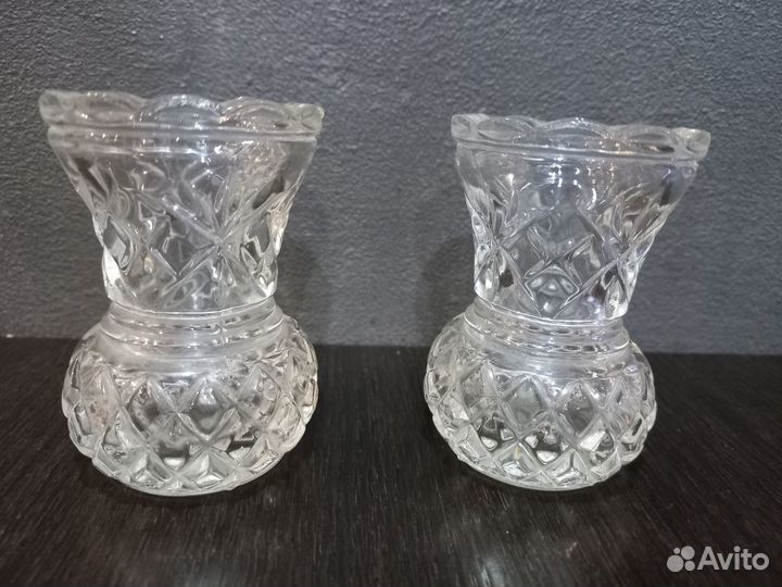 Хрусталь СССР, мини вазы