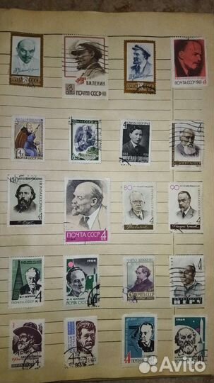 Марки СССР и других стран 1000шт