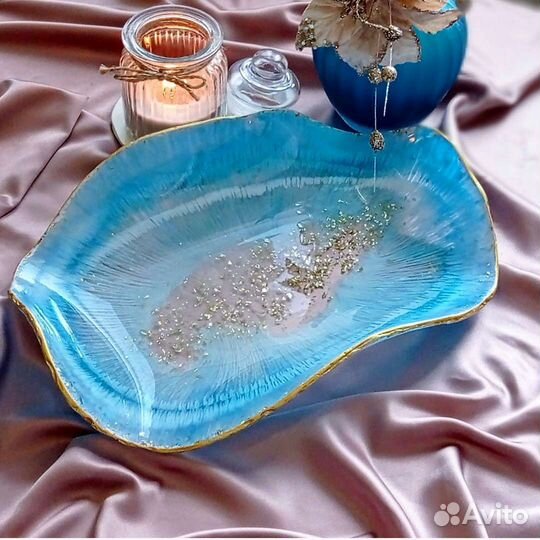 Изделия из эпоксидной смолы, посуда, подарки