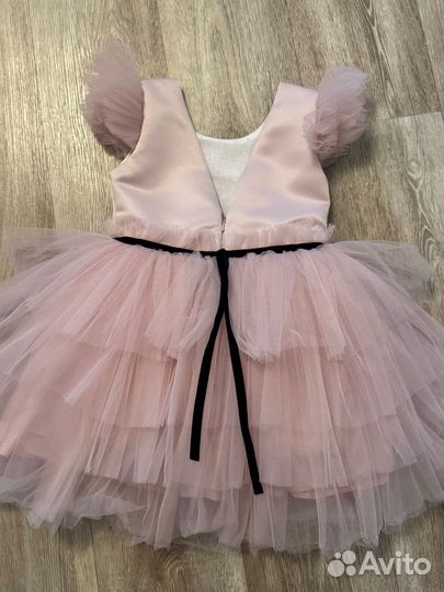 Платье нарядное Уэнсдэй 98