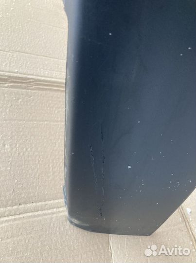 Юбка заднего бампера Toyota Hihglander 2013-2016