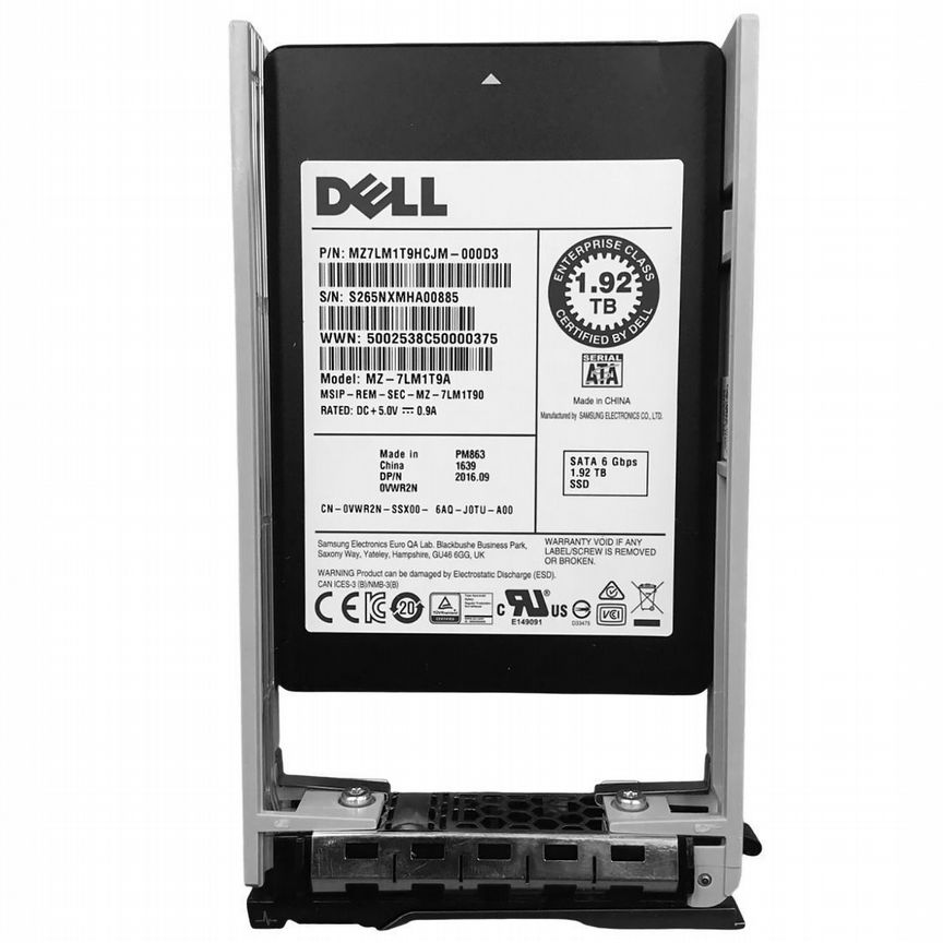 [VWR2N] Жесткий Диск Dell 1.92tb Sata3 2,5" Ssd Vwr2n