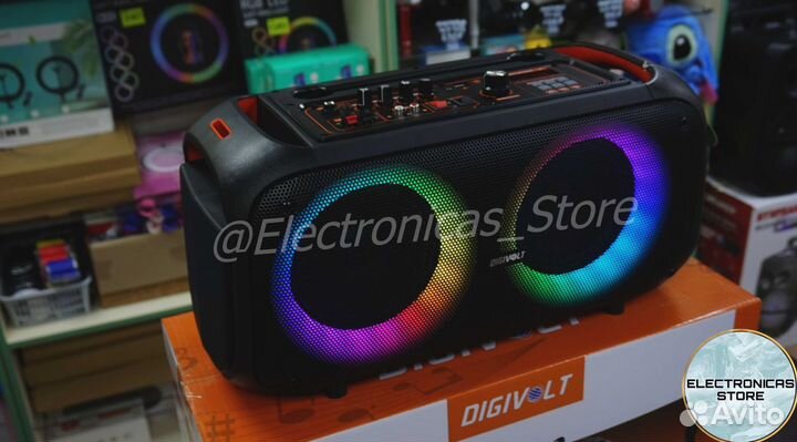 Bluetooth Колонка с Пультом DG1108Gold с Доставкой