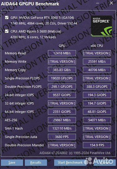 Игровой пк rtx 3060 ti 8 GB