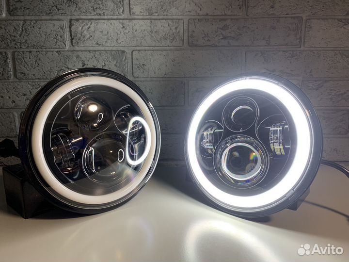 Светодиодные LED фары Нива Niva