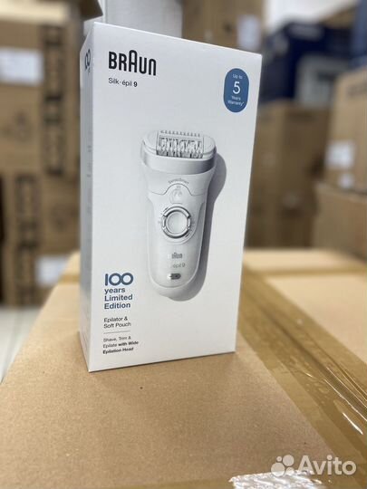 Новый Эпилятор Braun Silk-epil 9 100 Years