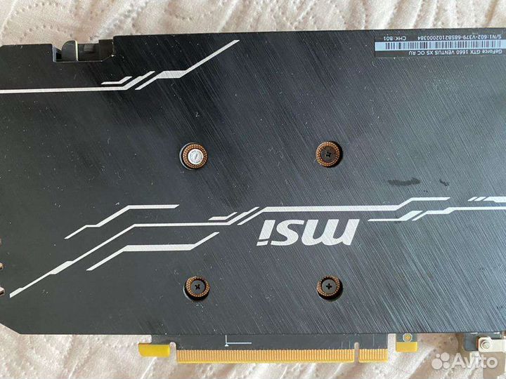 Видеокарта 1660 gtx geforce mci