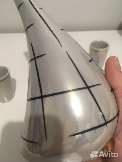 Штоф «Гусь» СССР с двумя стопками