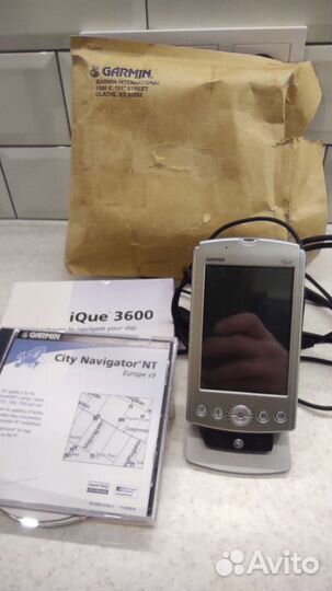 Навигатор garmin iQue 3600 ретр