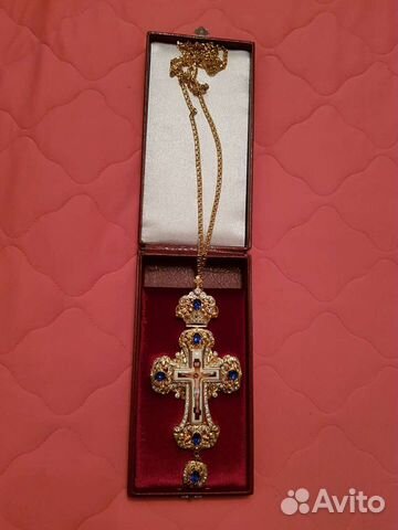 Крест наградной с украшениями протоиерейский