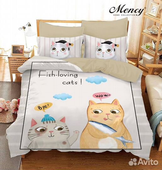 Детское постельное белье Mency простыня на резинке