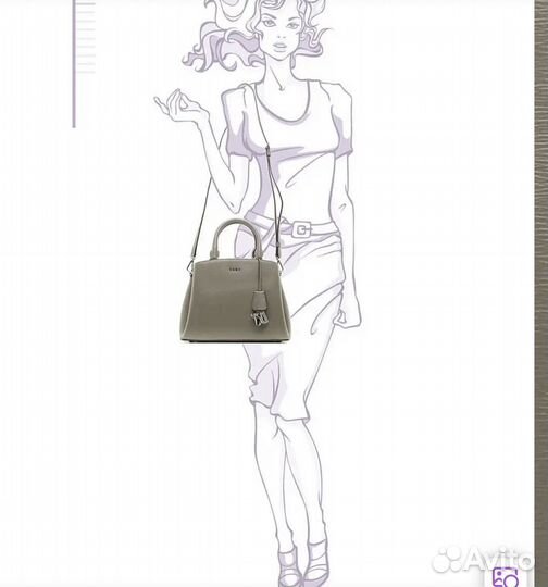 Сумка с ручками dkny