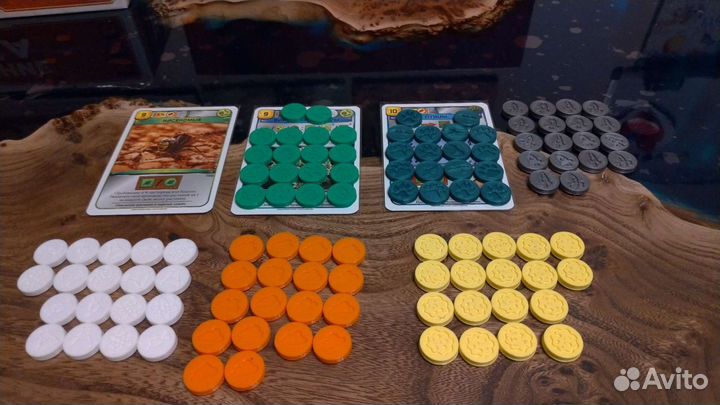 Настольная игра Покорение Марса. Маркеры