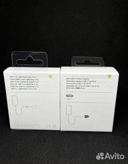 Адаптер/кабель на iPhone 20W USB-C lightning