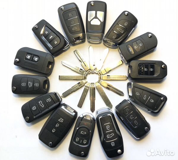 Автоключи и мотоключи, чипы при полной утере