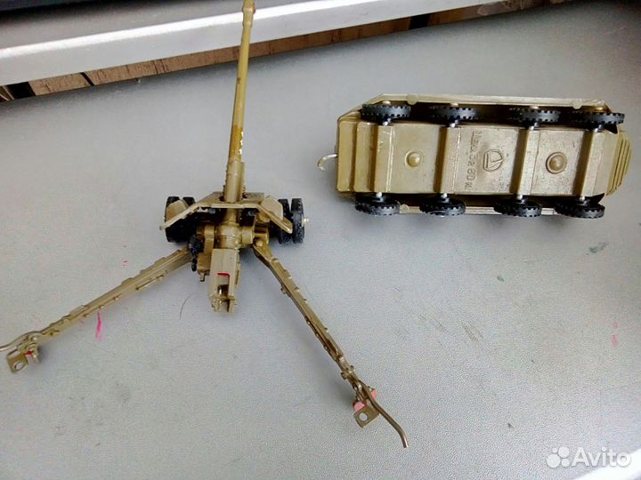 Модель бтр-60 пб, Противотанковая пушка 100мм