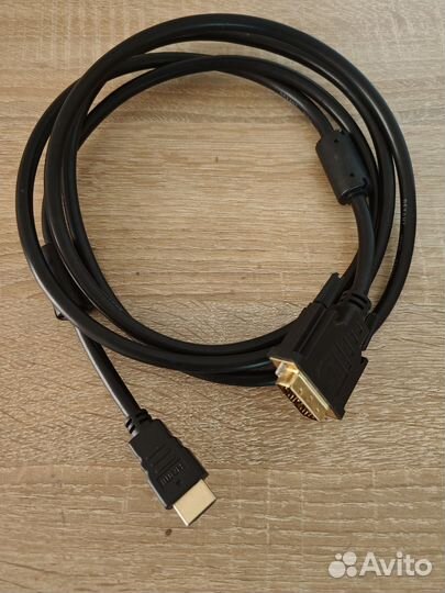 Кабель для компьютера hdmi DVI-d