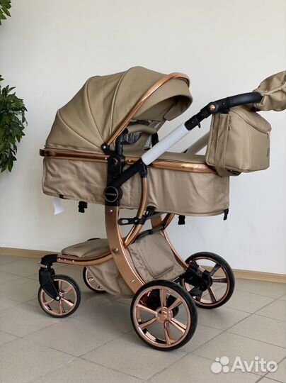 Коляска- трансформер Dalux 2в1 в эко - коже