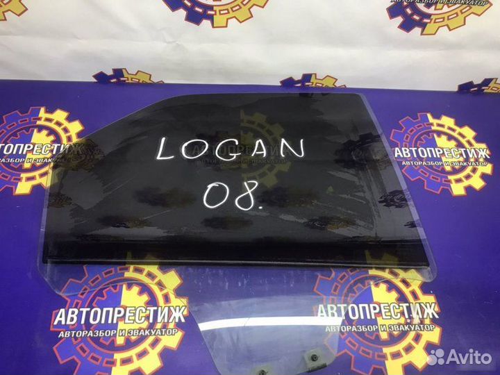 Стекло двери заднее правое Renault Logan 1