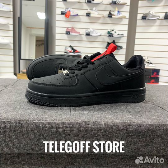 Кроссовки Nike Air Force 1 low черные