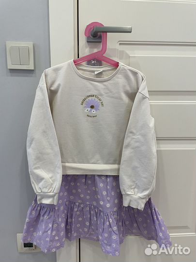 Комплект из 3х платьев для девочки H&M 122-128