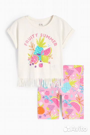 Футболка+велосипедки C&A 110