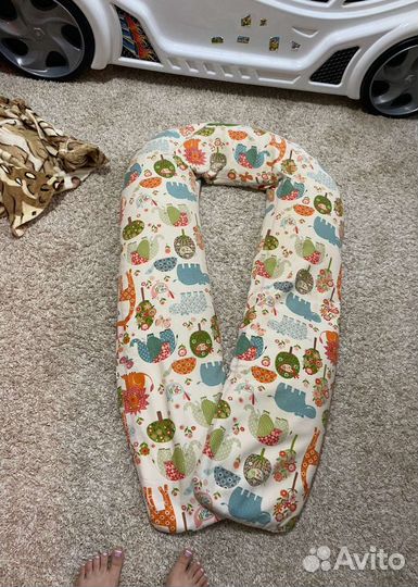 Подушка для беременных с шариками