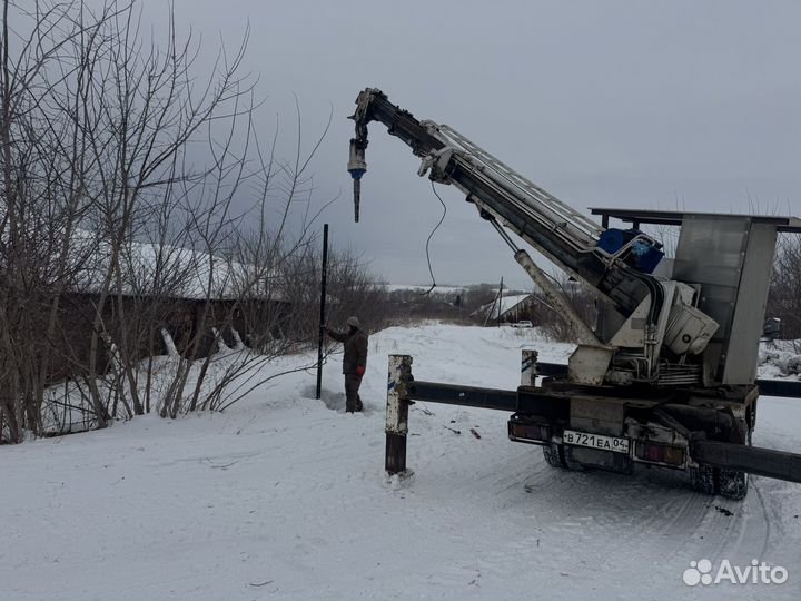 Монтаж винтовых свай от производителя