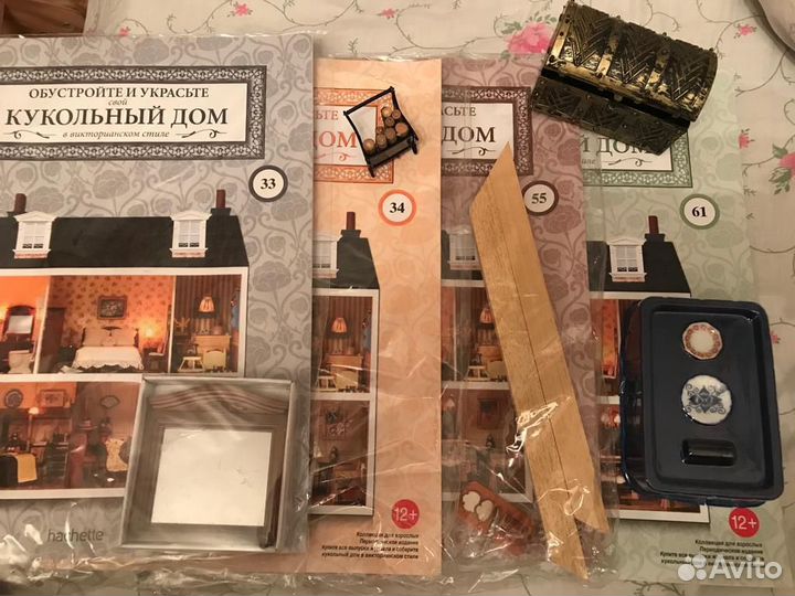 Мебель для кукольного домика 1:12 Hachette