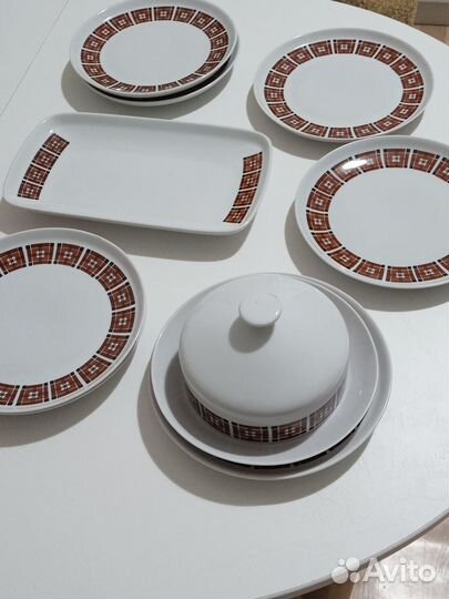 ГДР Фарфор *Шотландский*Кольдиц 2 предмета