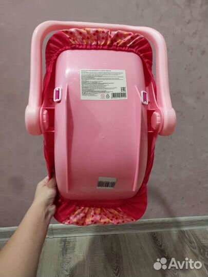 Игровой набор кукла пупс с люлькой