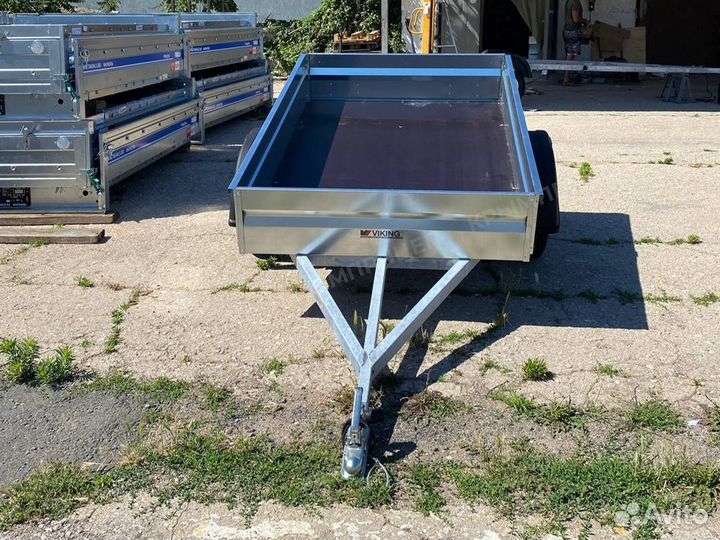 Прицеп бортовой Викинг 1217 с колесами