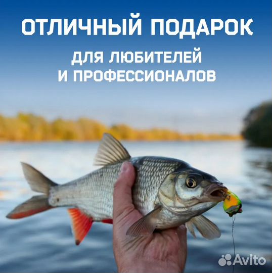 Рыболовные блесны колеблющиеся + кейс для хранения