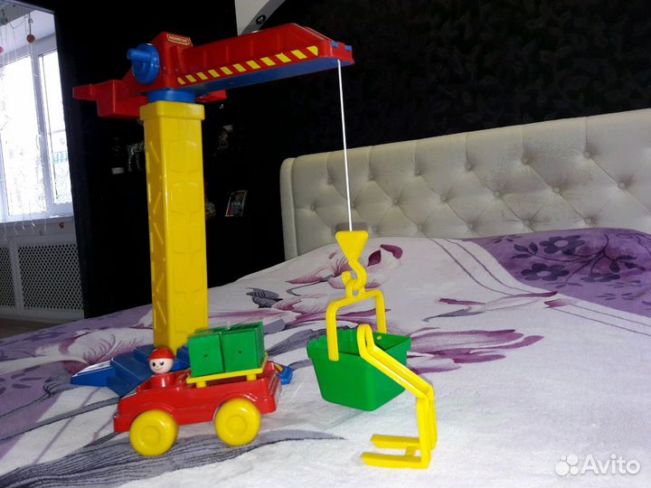 Кран башенный + автомобиль