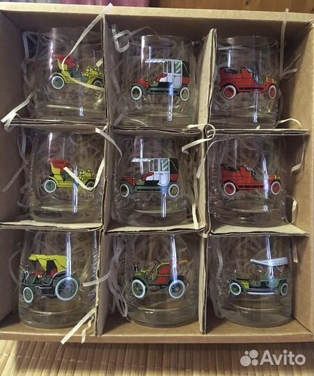 Набор стопок для водки чсср, Богемия