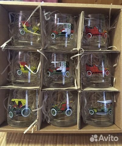 Набор стопок для водки чсср, Богемия