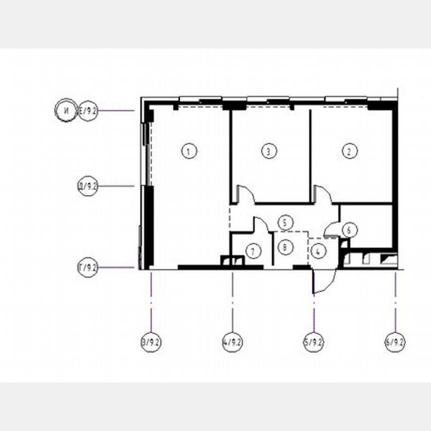 2-к. квартира, 58,3 м², 14/19 эт.