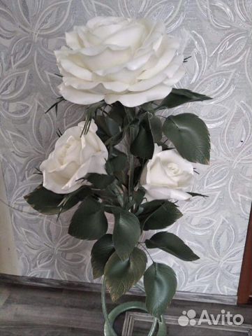 Цветы из изолона светильник