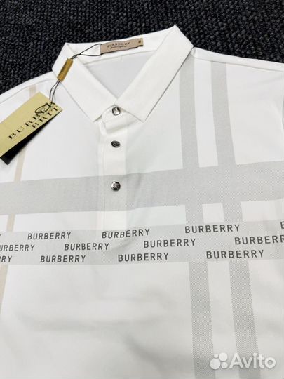 Полуверное поло Burberry для тепла и стиля в прохладное время года